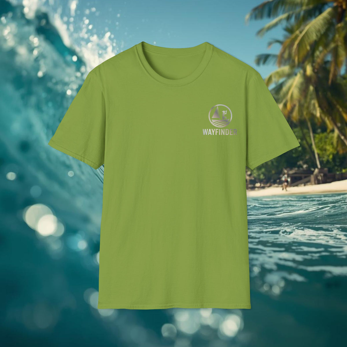 Wayfinder Wave Emblem Tee: MultiFade