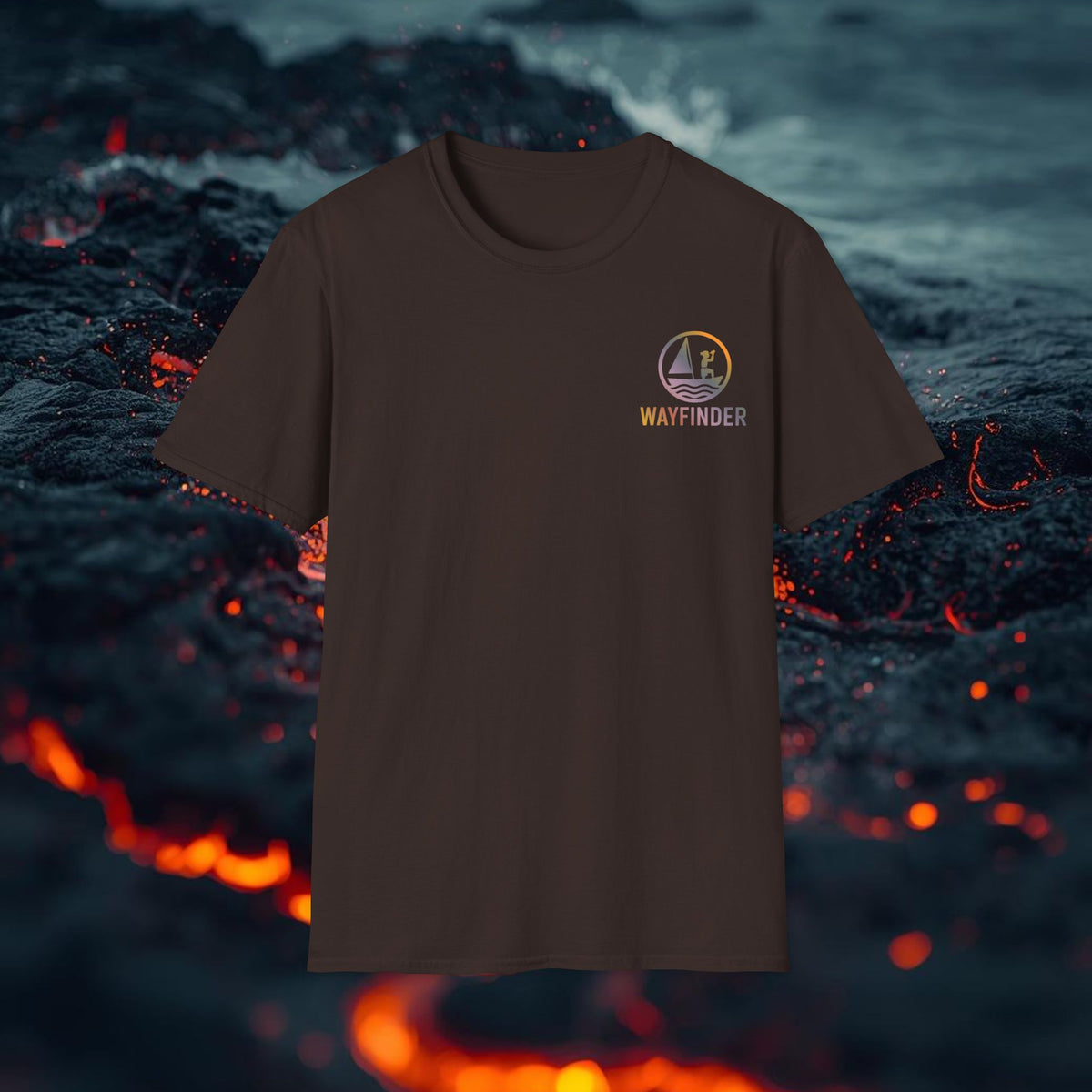 Wayfinder Lava Emblem Tee: MultiFade